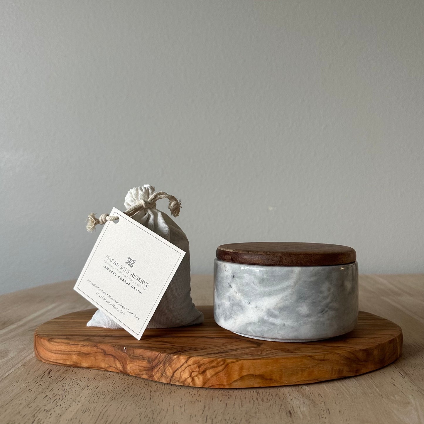 Marble Cellar + FINE Grain Maras Salt, 10oz