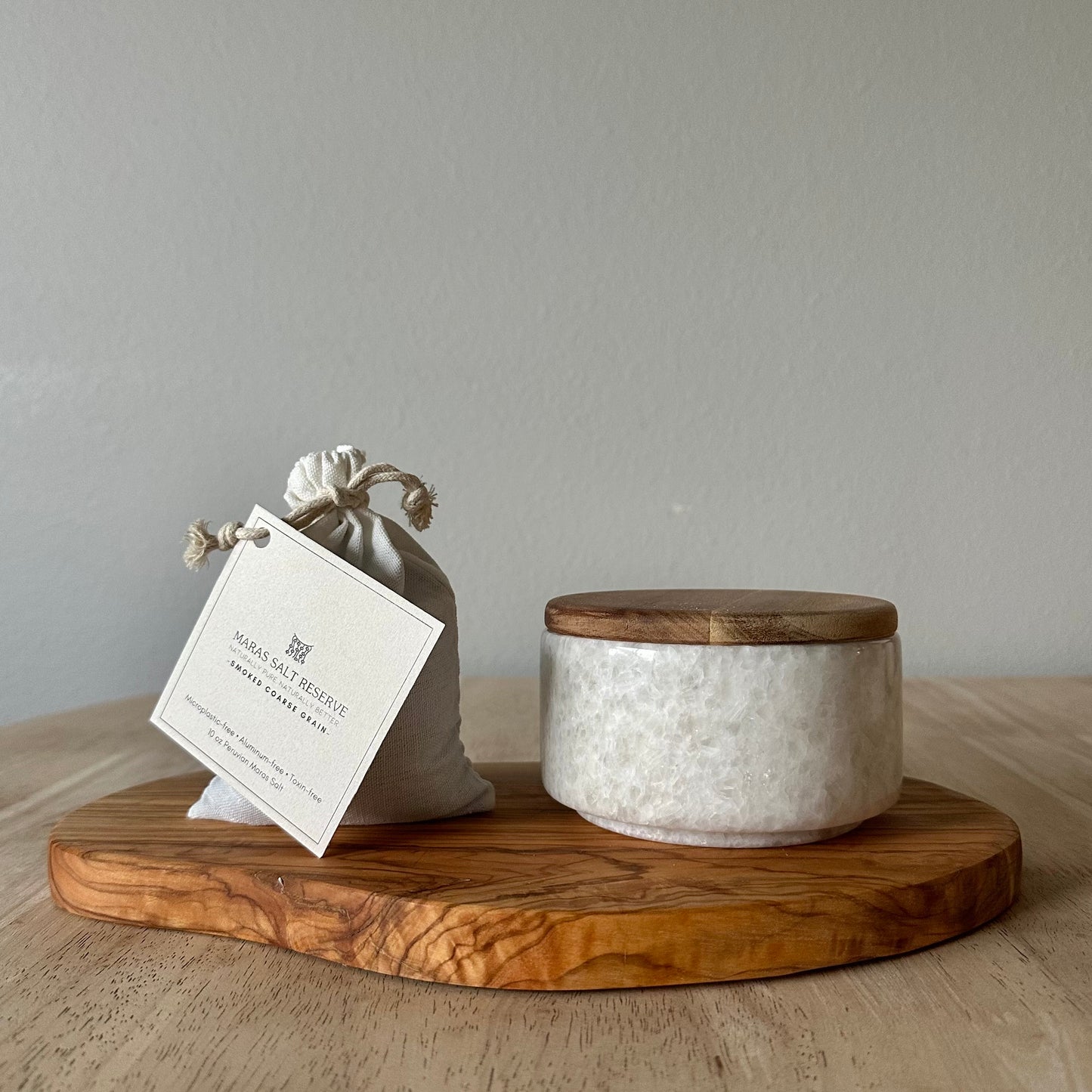 Marble Cellar + FINE Grain Maras Salt, 10oz